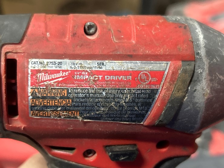 #5450-•-misc.-milwaukee-tools-w/-rolling-cart-image-13