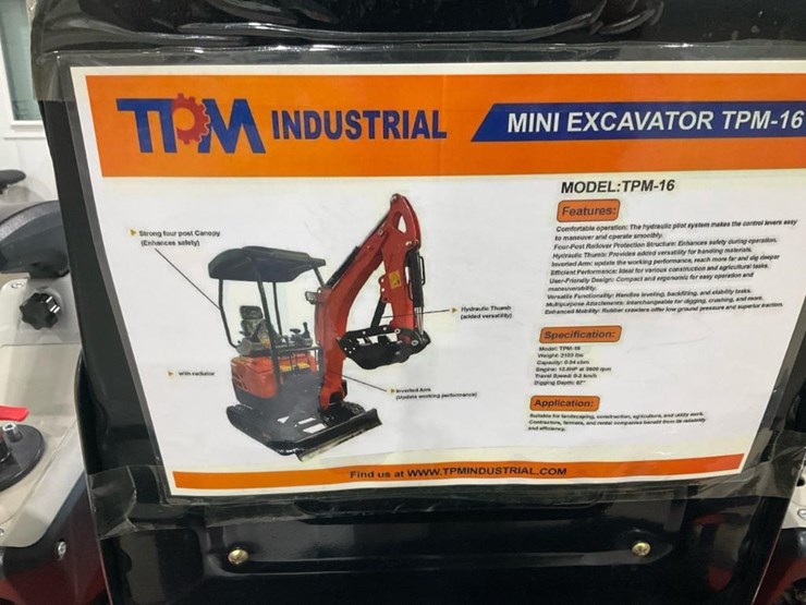 #1605-•-unused-tpm-16-mini-hydraulic-excavator-image-22
