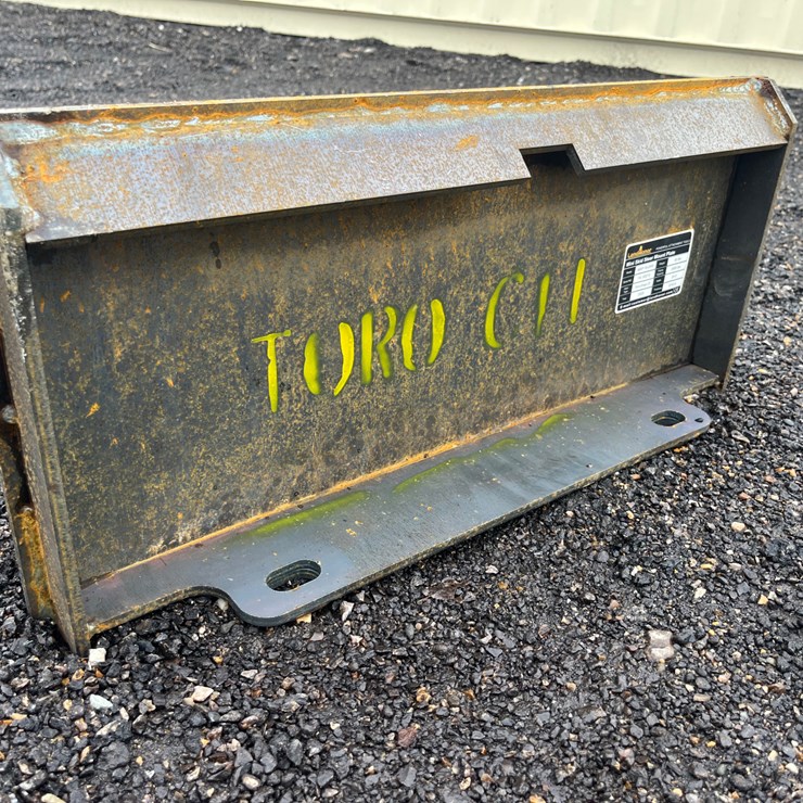 #5016 • New Land Honor Mini Skid Steer Blank Plate