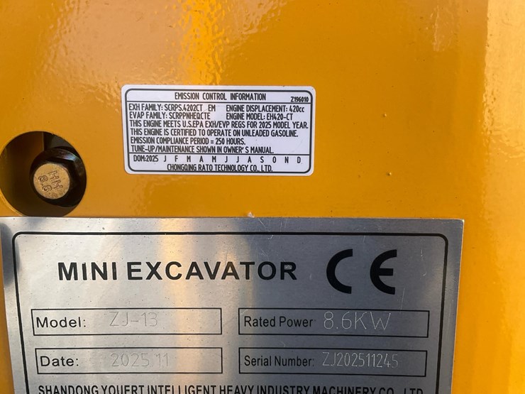 #1615-•-unused-2025-zjz-crawler-excavator-image-18