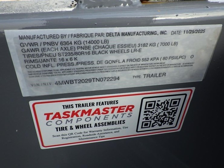 2026-delta-7'x20'-t/a-tilt-deck-trailer-image-20