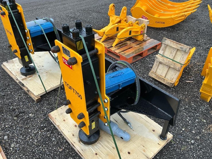 #2533-•-unused-2025-toft750-post-driver-for-skid-steer-loader-image-3