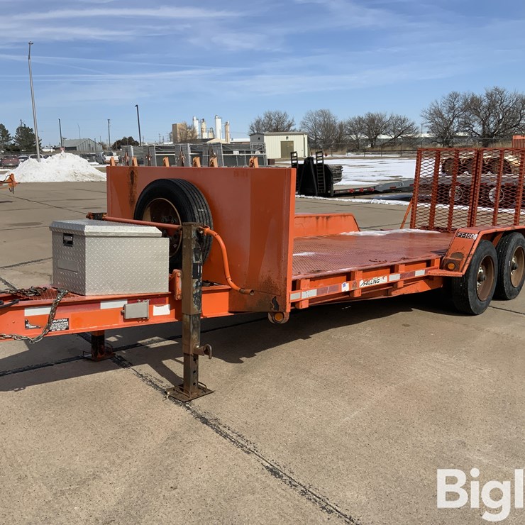 2009 Felling FT-16D T/A Flatbed Trailer