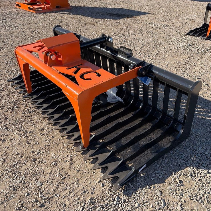 Single Cylinder Skeleton Grapple Bucket v3