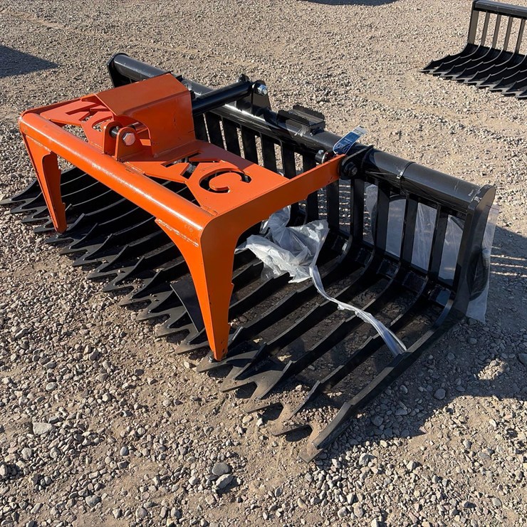 Single Cylinder Skeleton Grapple Bucket v3
