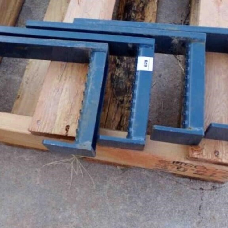 3 -METAL STEPS 8" WIDE X 15½ " TALL