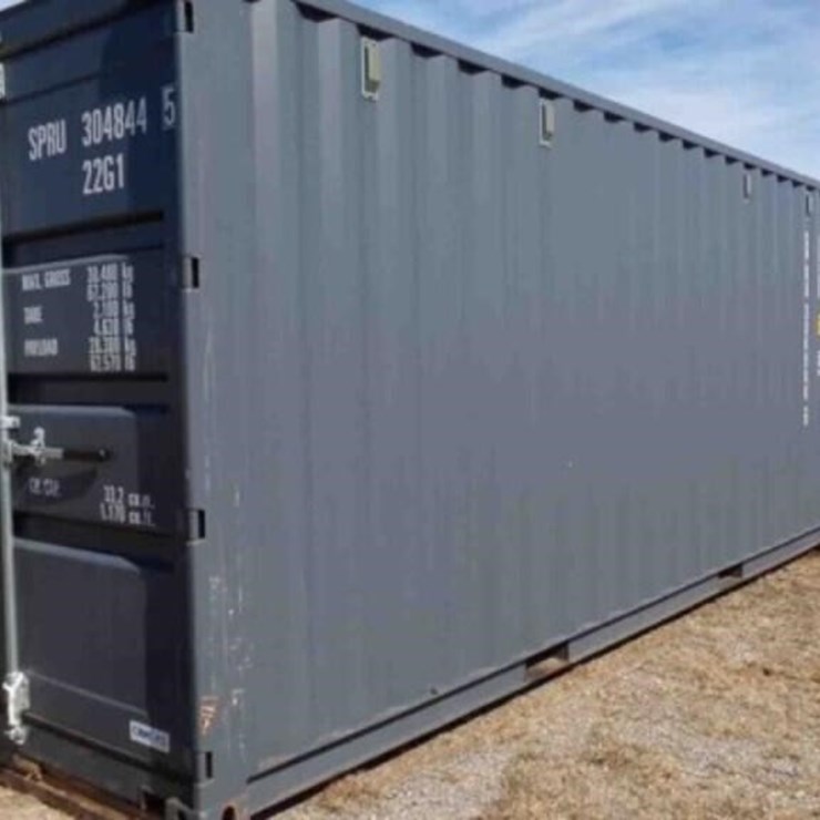 STORAGE CONTAINER, 20' X8' VENTS NICE SHAPE