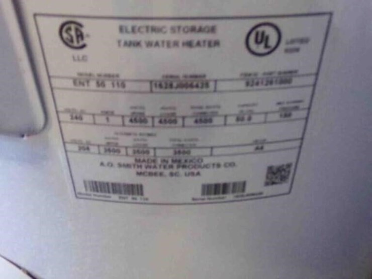 ao-smith-50-gal-hot-water-tank,-electric,-works-image-3