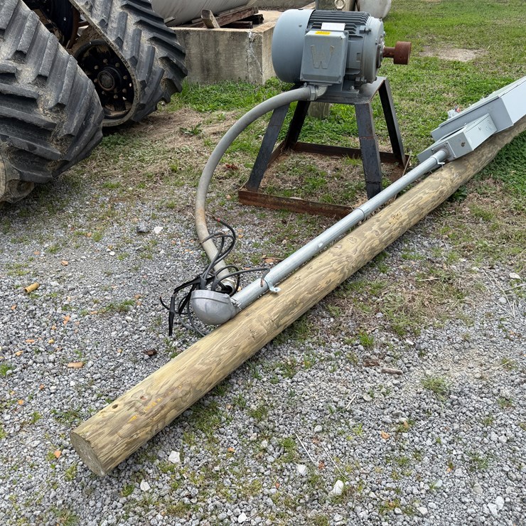 #41001 • Nema 3-Phase Electric Motor w/Pole , Meter Loop & Breaker Panel