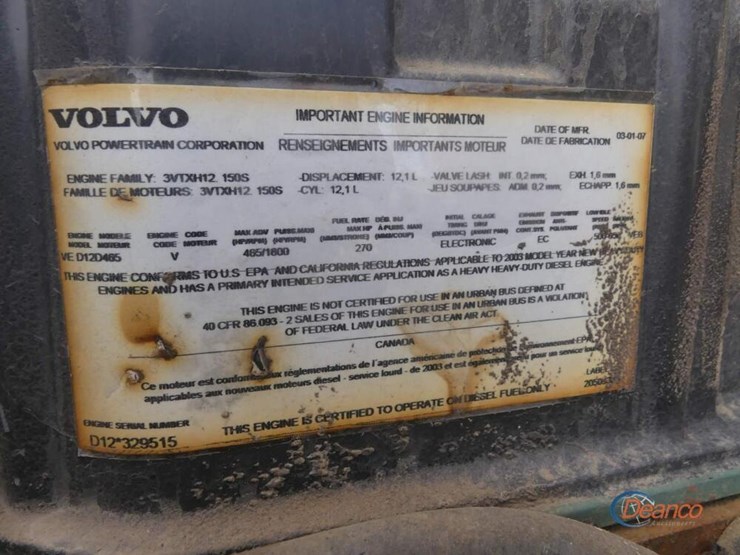 2004-volvo-truck-tractor,-s/n-4v4kc9gh04n352976:-t/a,-day-cab,-ve-d12-465-eng.,-eaton-10-sp.,-wet-kit,-11r24.5-tires,-487k-mi.-image-10