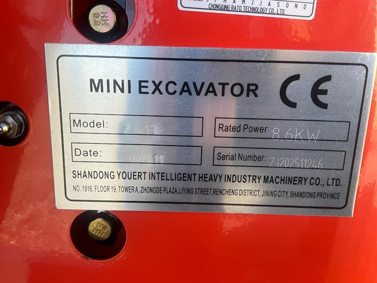 #1613-•-unused-2025-zjz-crawler-excavator-image-17