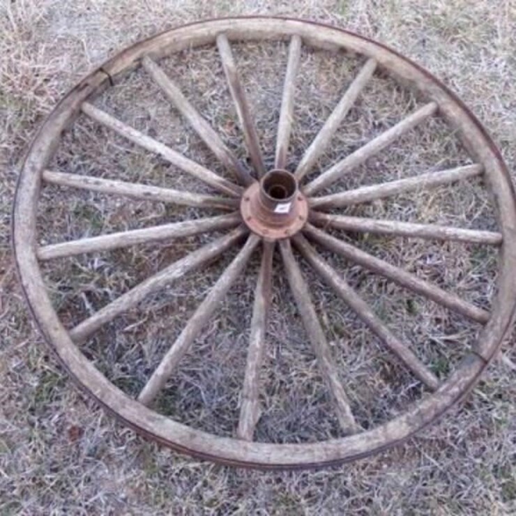 WOOD SPOKE WHEEL , 3'
