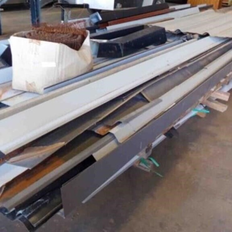 BARN TIN, FLASHING GUTTER, 15-24', MANY MISC