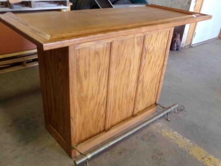 wooden-bar-with-brass-foot-rail,-5'-x26"-image-1