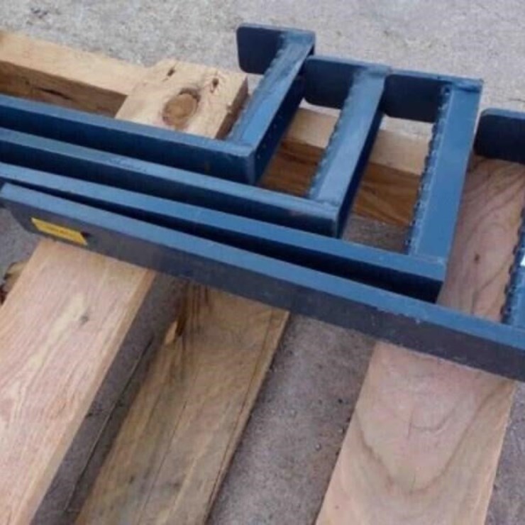 3 -METAL STEPS 8" WIDE X 15½ " TALL