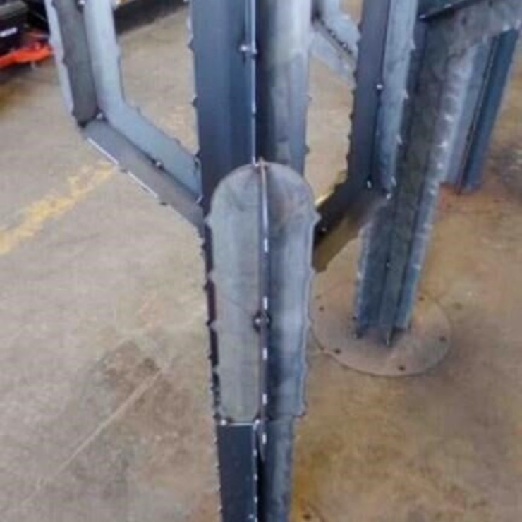 METAL CACTUS DÉCOR, 49" TALL, 16" WIDE