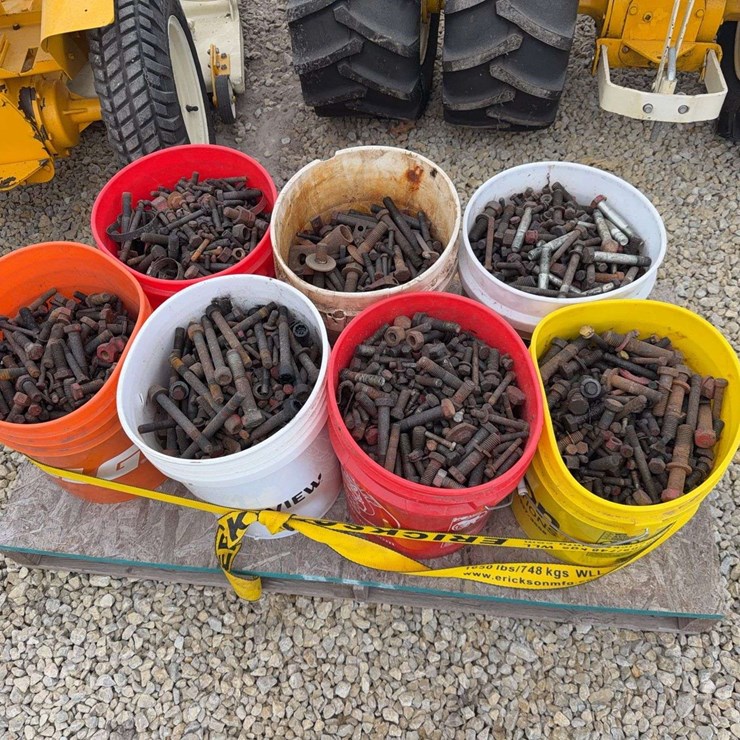 Pallet of Used Bolts