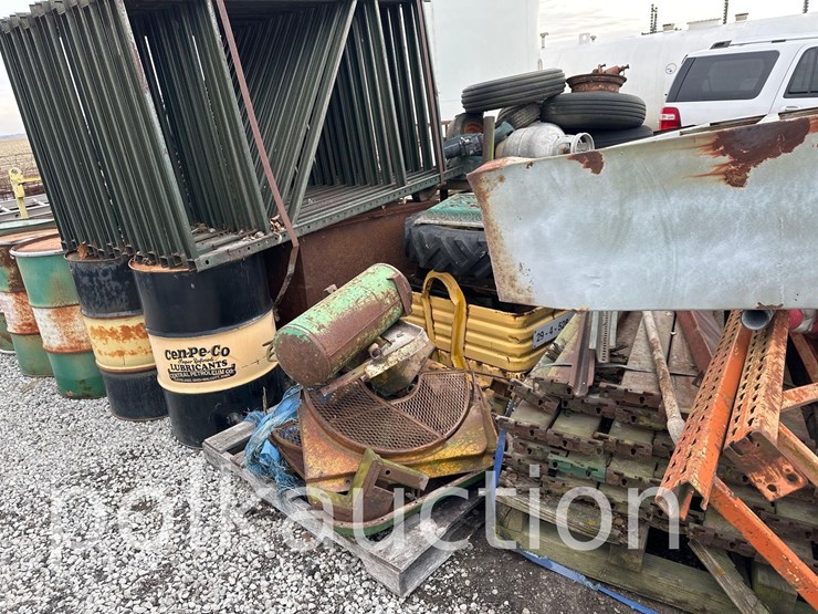 contents-of-scrap-pile---barrels,-racks,-shelving,-etc-(wf)-image-3