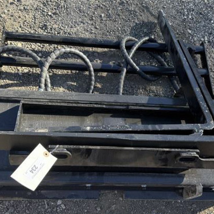 #234 • Mini Skid Steer Hydraulic Side Shift Forks