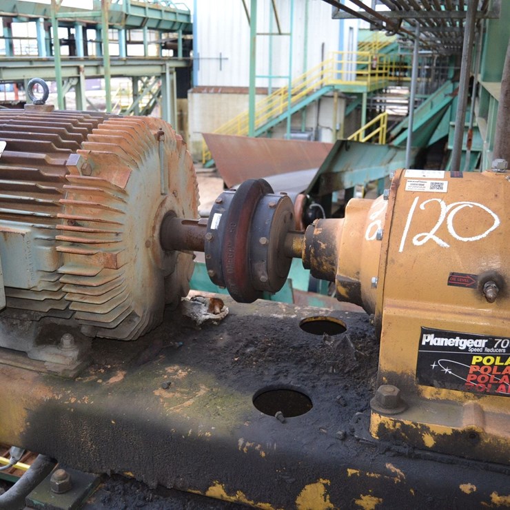 REX PLANT GEAR 20-41-1 RATIO W/ 100 HP MOTOR