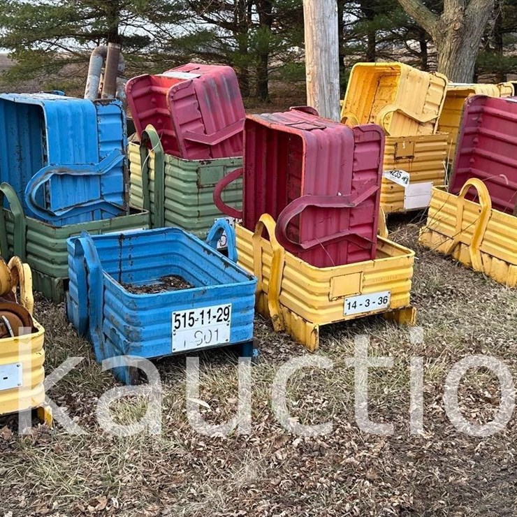 METAL PARTS BINS (ALL 1$) (HESS)