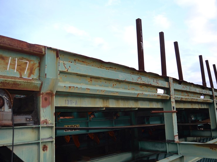 30"x78'-log-belt-conveyor-w/-back-stops-w/-steel-support-no-dirve-image-5