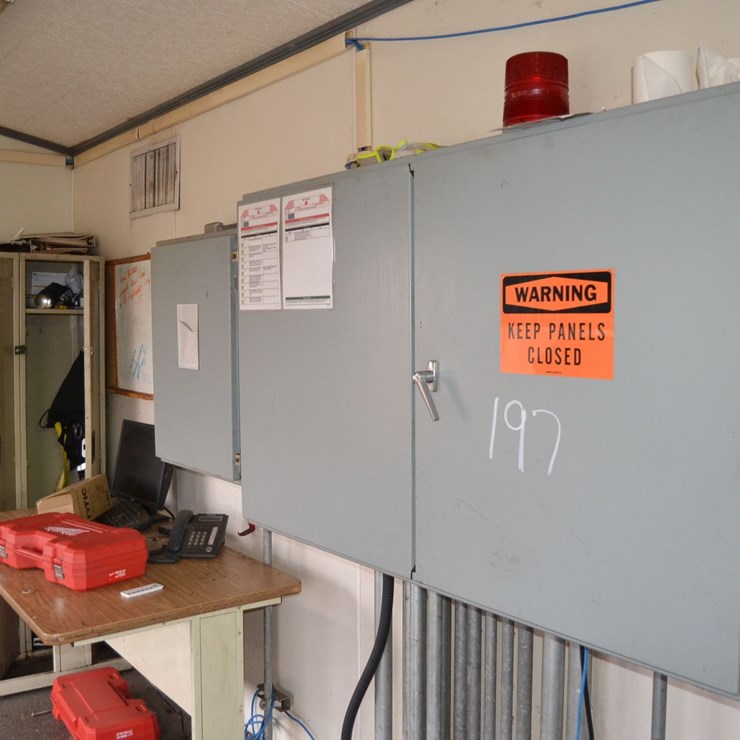 11'X18' CONTROL CAB W/ P/C & PUSH BUTTON CONTROL BOXES