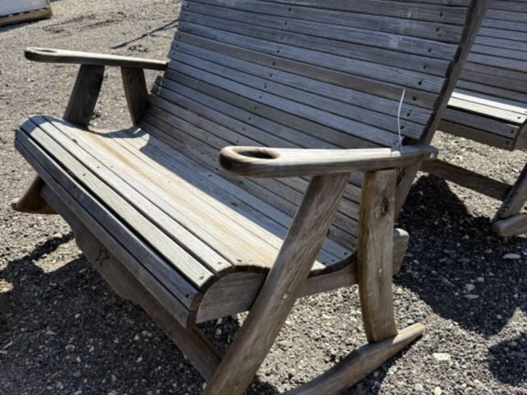 #136-•-wooden-patio-rocker-love-seat-image-1