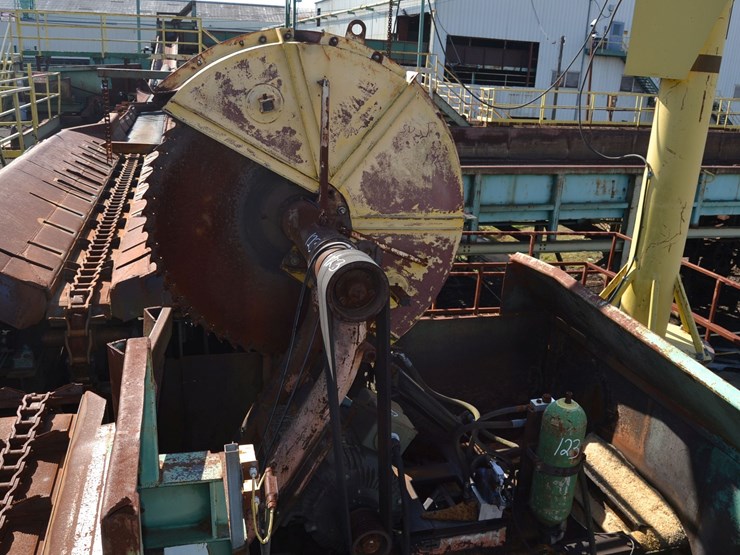 slasher-type-cut-up--saw-w-72"-chiesel-tooth-saw-w/-75hp-motor-image-1