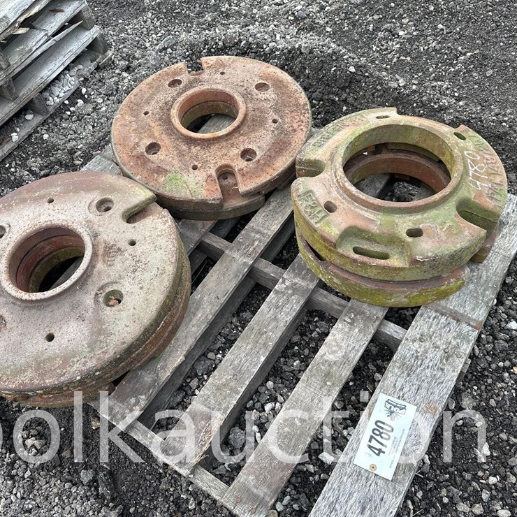 (7) MISC WEIGHTS (ALL 1 $) (WF)