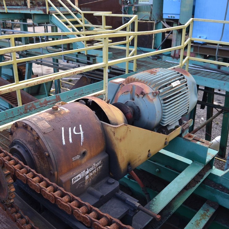 REX PLANT DRIVE W/ 17 TO 1 RATIO 
W/ 40 HP MOTOR