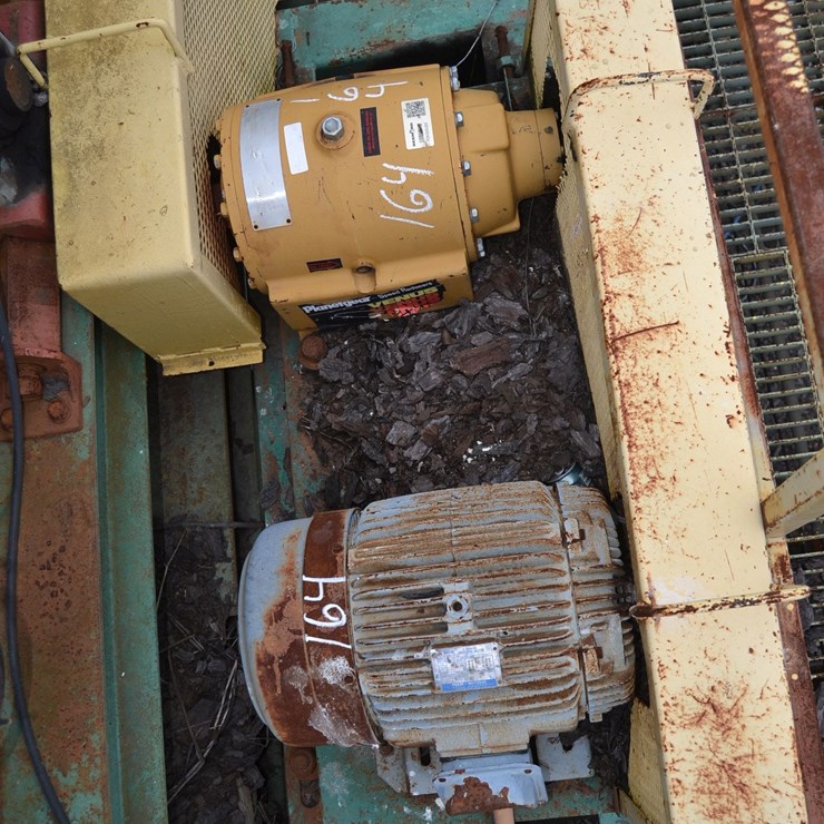 REX PLANT DRIVE 20 TO 1 RATIO W/ 15HP MOTOR