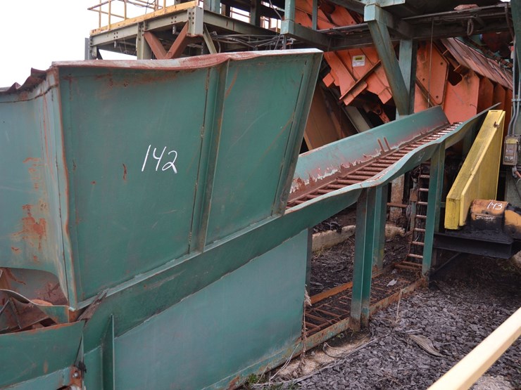 21'-incline-all-steel-waste-conveyor-w/-110-ladder-back-chain-no-drivew/-bottom-return-image-1