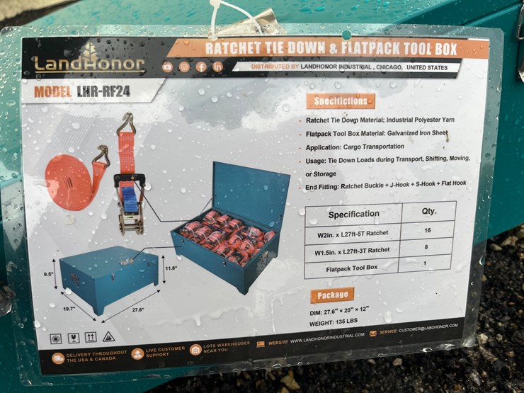 #5037-•-new-land-honor-toolbox-and-ratchet-straps-image-3