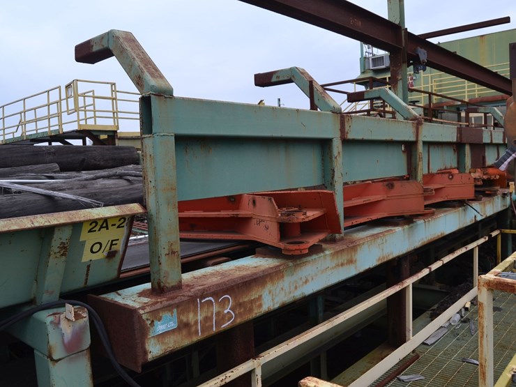 24"x135'-log-belt-trough-w/-8-arm-log-sweep-no-drive-image-7