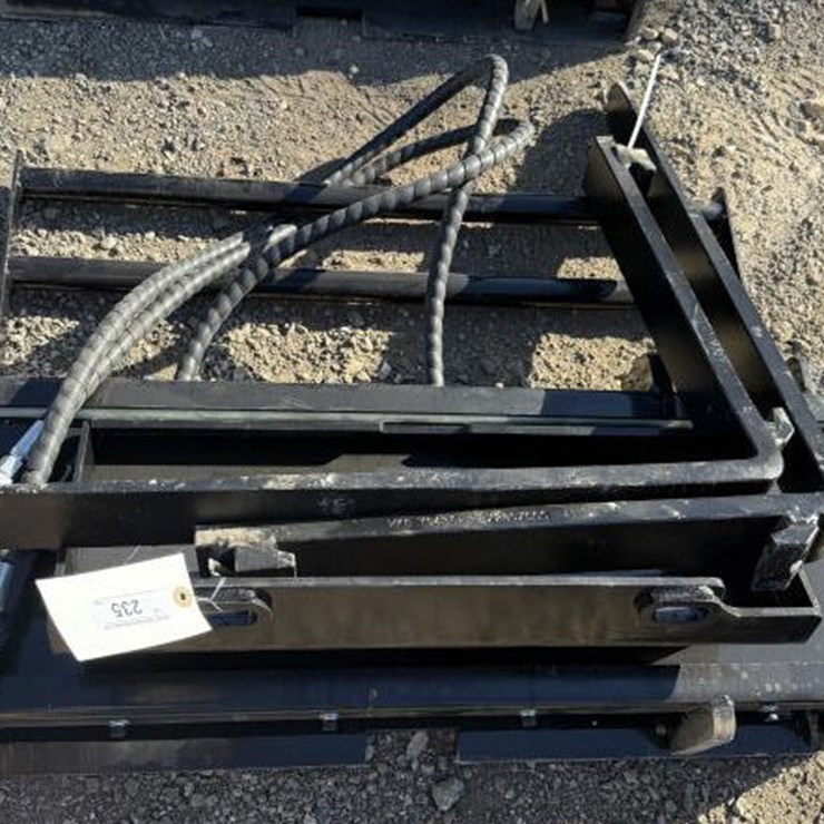 #235 • Mini Skid Steer Hydraulic Side Shift Forks