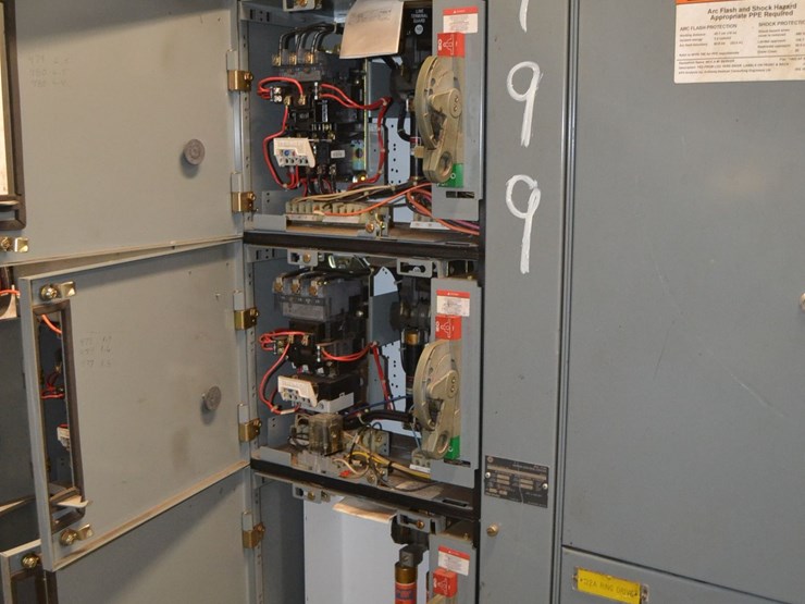 allen-bradley-5-section-mcc-panel-w/-7-size-1-starter-w/-3-size-2-starter-w-2-size-3-starter-w/-3-size-4-starter-w/-disconnect-image-4