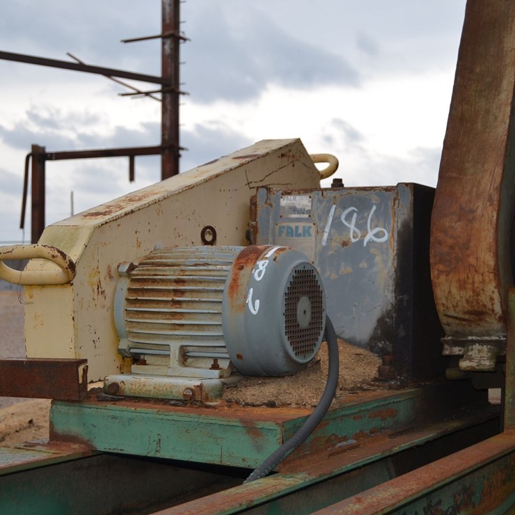 FALK 25 TO 1 RATIO GEAR DRIVE W/ 10 HP MOTOR