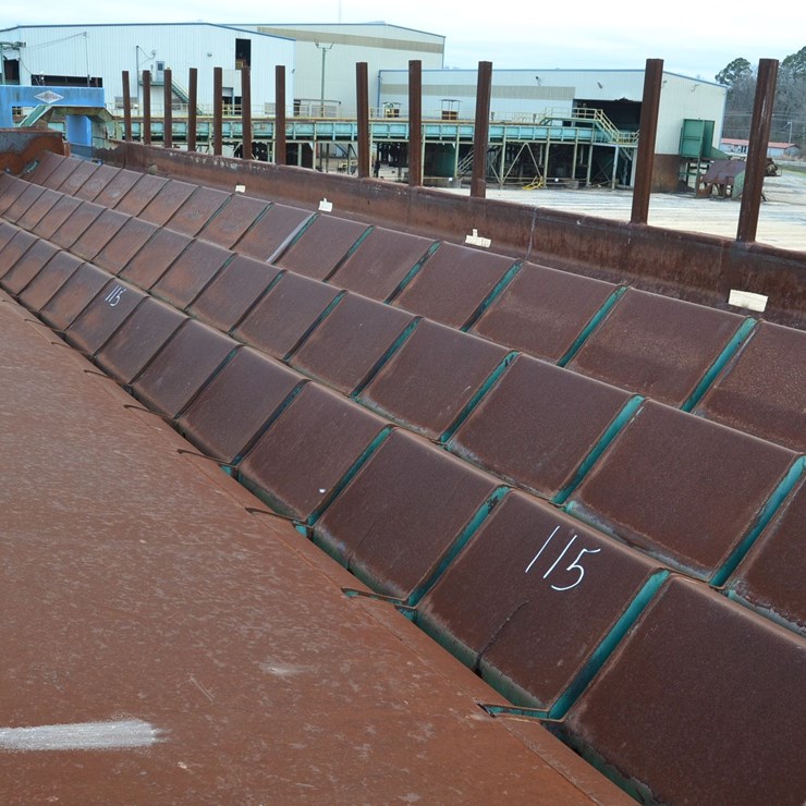 LINDEN 58' STEP FEEDER W/ STEEL SUPPORT W/ DRIVE