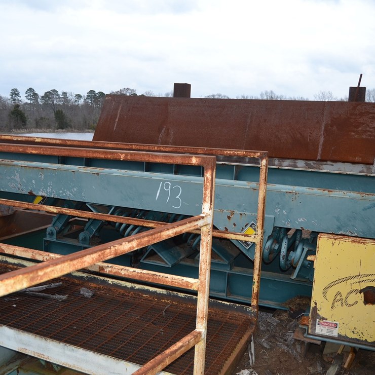 ACTION 48"X38' BALANCED VIBRATING CONVEYOR W/ MDI METAL DETECTOR W/ DRIVE