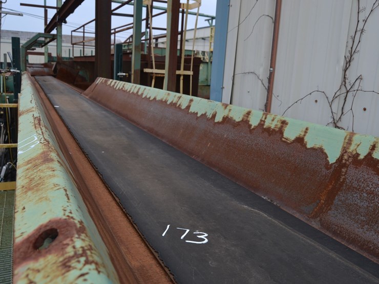 24"x135'-log-belt-trough-w/-8-arm-log-sweep-no-drive-image-5