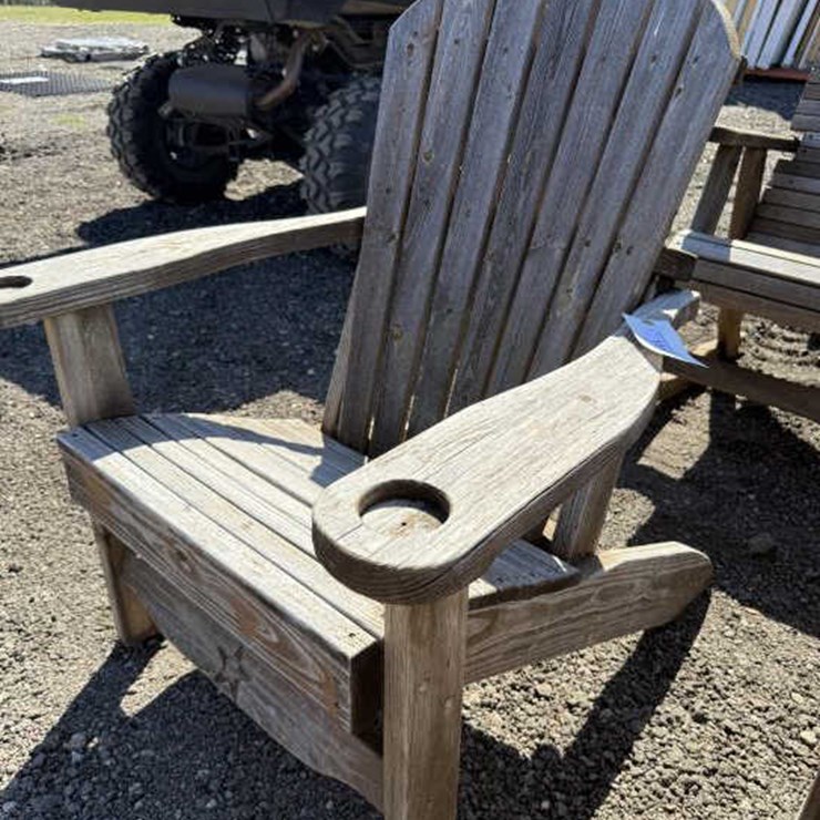#131 • Wooden Patio Adirondack Chair