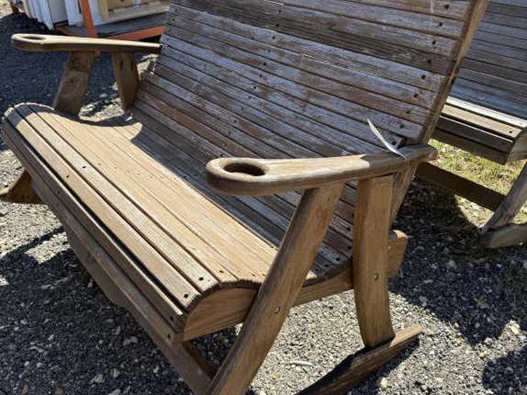 #138-•-wooden-patio-rocker-love-seat-image-1