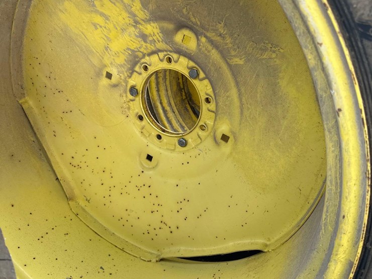 (2)-14.9-38-firestone-tires-on-9-bolt-rims-(hess)-image-2