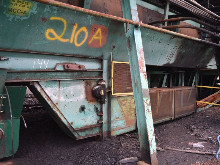 165'-all-steel-waste-conveyor-110-ladder-back-chain-w/-bottom-return-no-drive-image-1