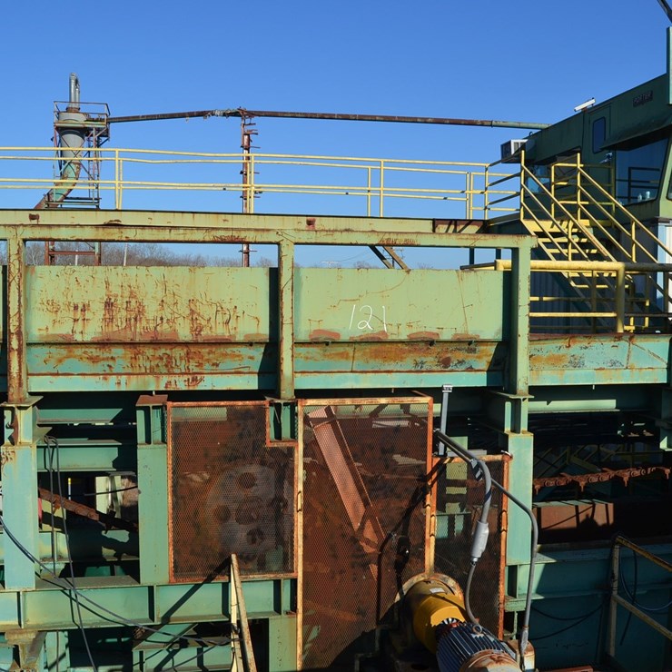 20' ENDWISE LOG TROUGH W S SYTLE DRIVE SPROCKETS