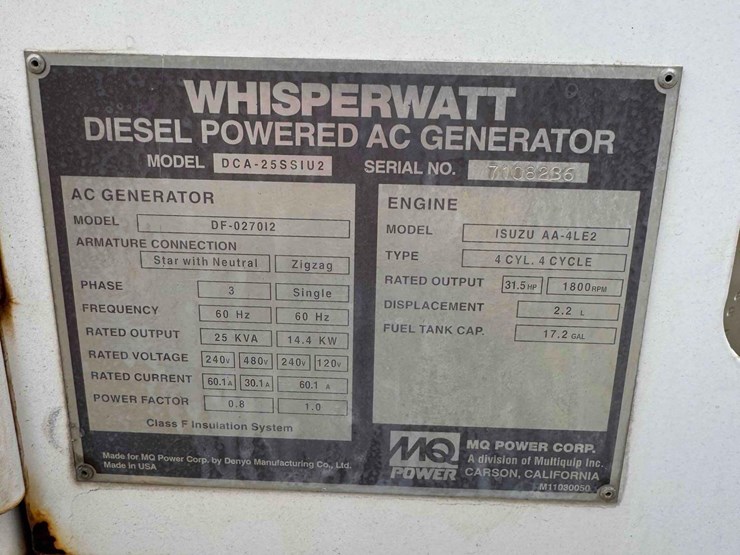 2006-multiquip-whisperwatt-dca-25ssiu2-diesel-powered-ac-generator-image-11
