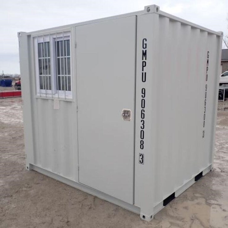 UNUSED 8 Ft Shipping Container