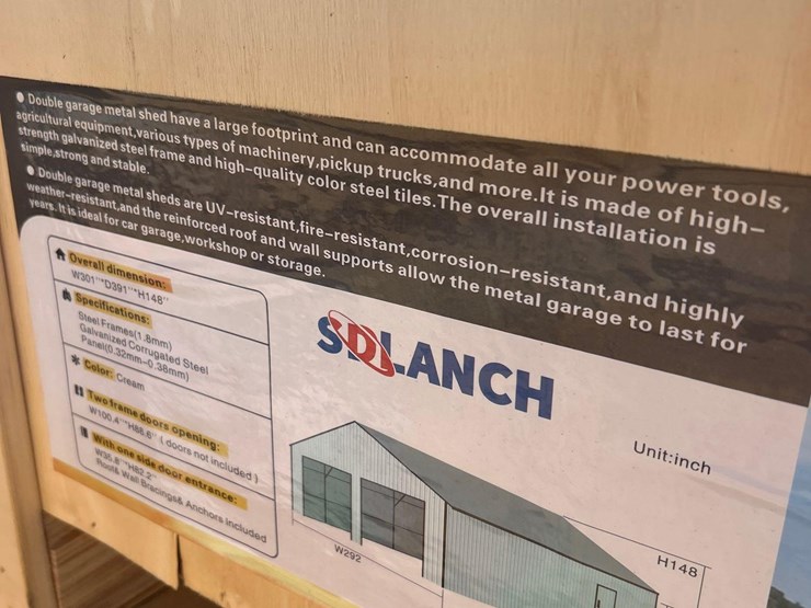 sdlanch-sdlc2533ft-all-steel-double-garage-metal-shed-image-4