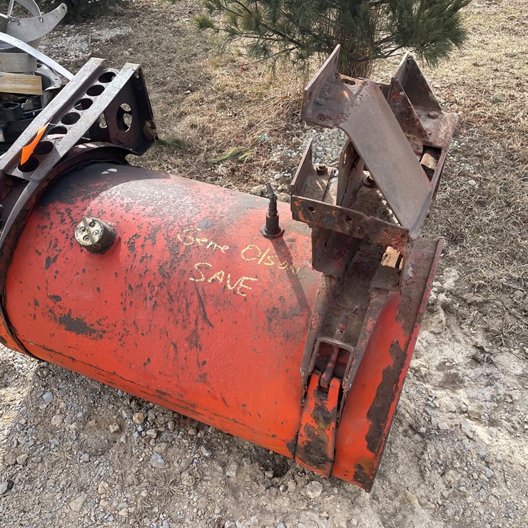 #4271 • Vintage Steel Fuel Tank